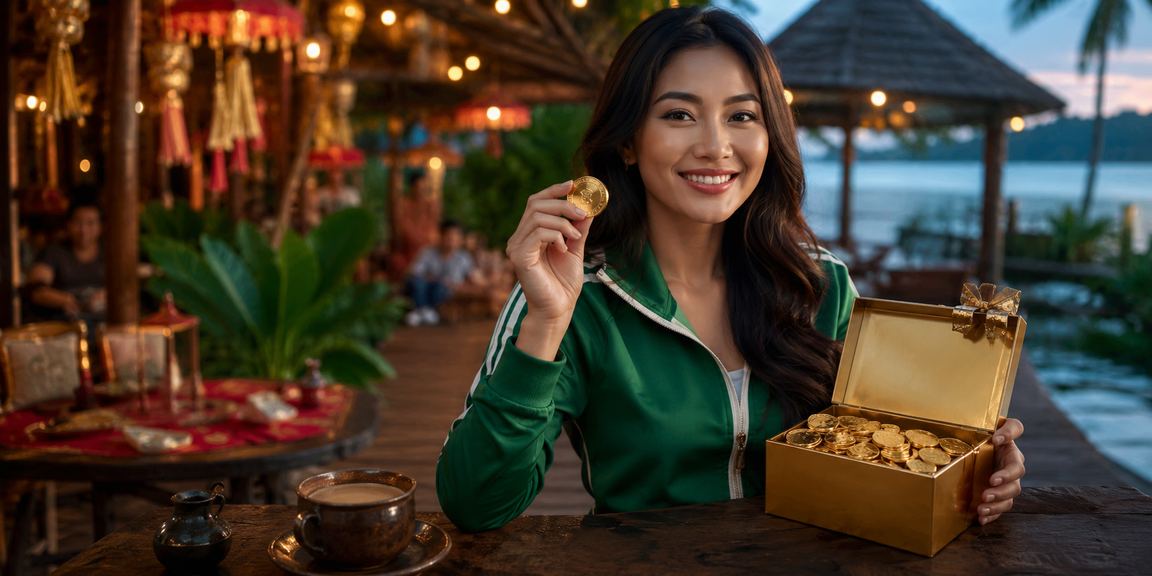 Suasana taruhan online di kedai kopi Vietnam yang ramai